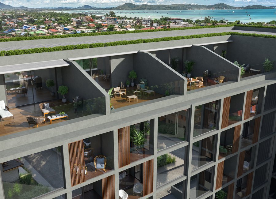 Sea-View Rooftop Terrace