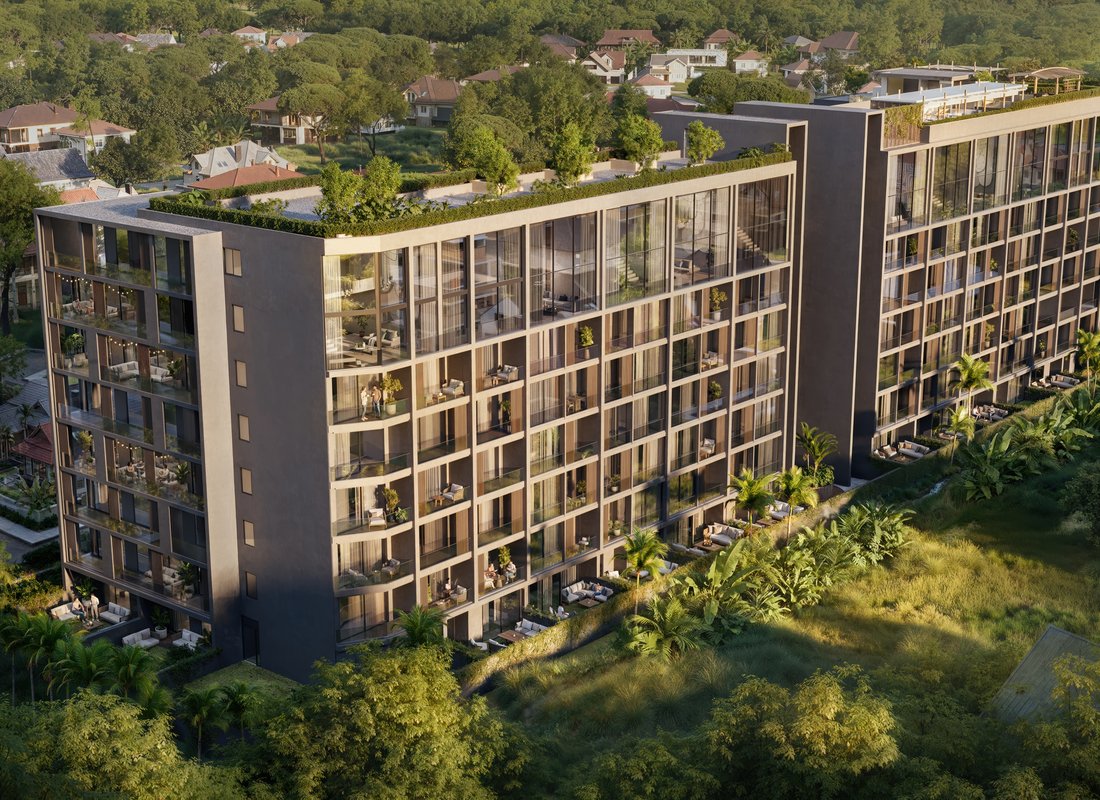 Essence — exterior view of both residential buildings